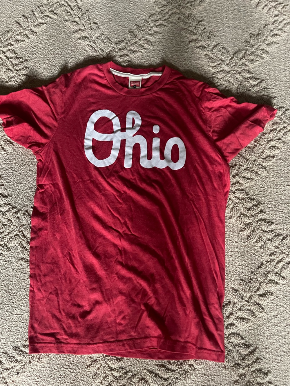 HOMAGE Red "Ohio" Short Sleeve Tee